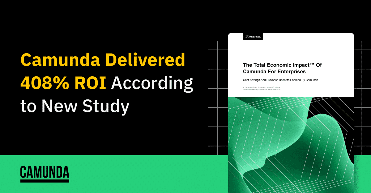 Camunda Delivered 408% ROI According to New Study
