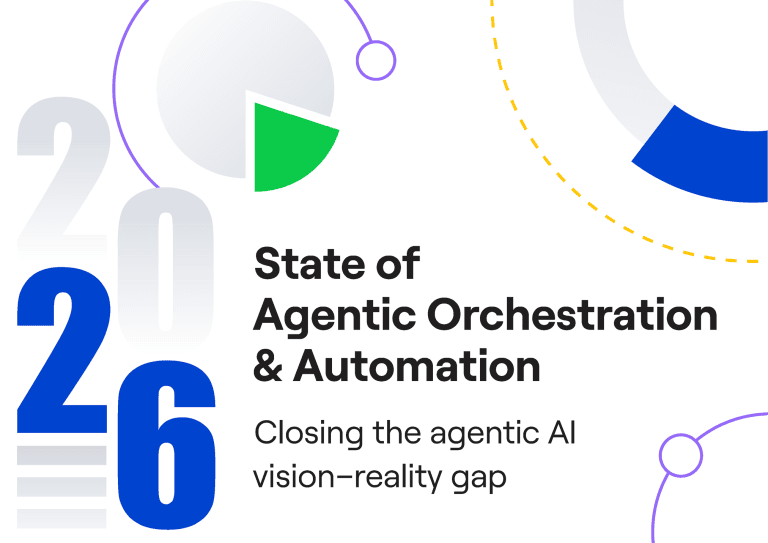 State of Agentic Orchestration & Automation 2026 report cover