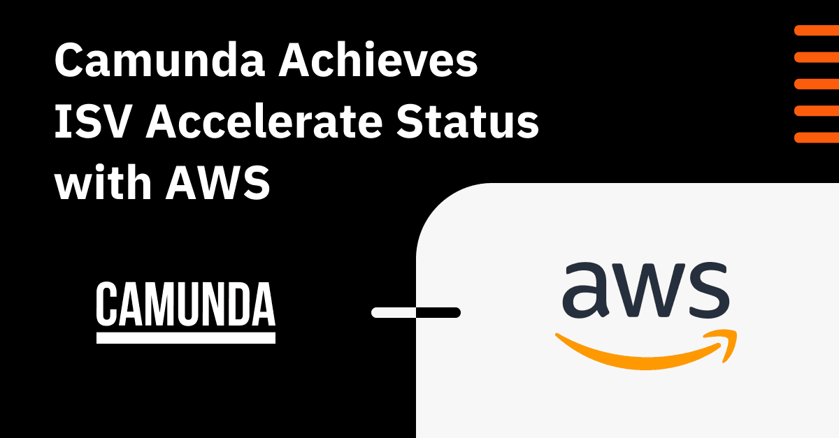 Camunda Achieves ISV Accelerate Status with AWS