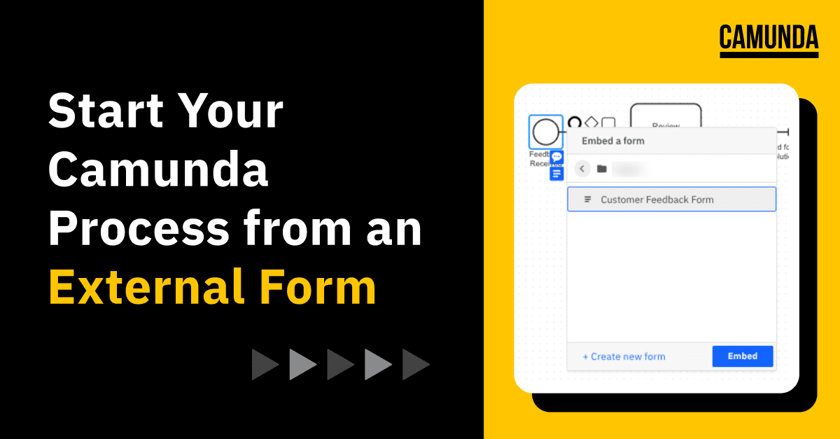 Start Your Camunda Process from an External Form