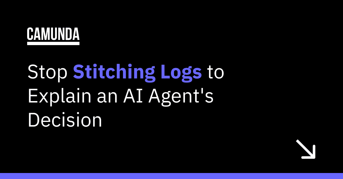 Stop Stitching Logs to Explain an AI Agent's Decision