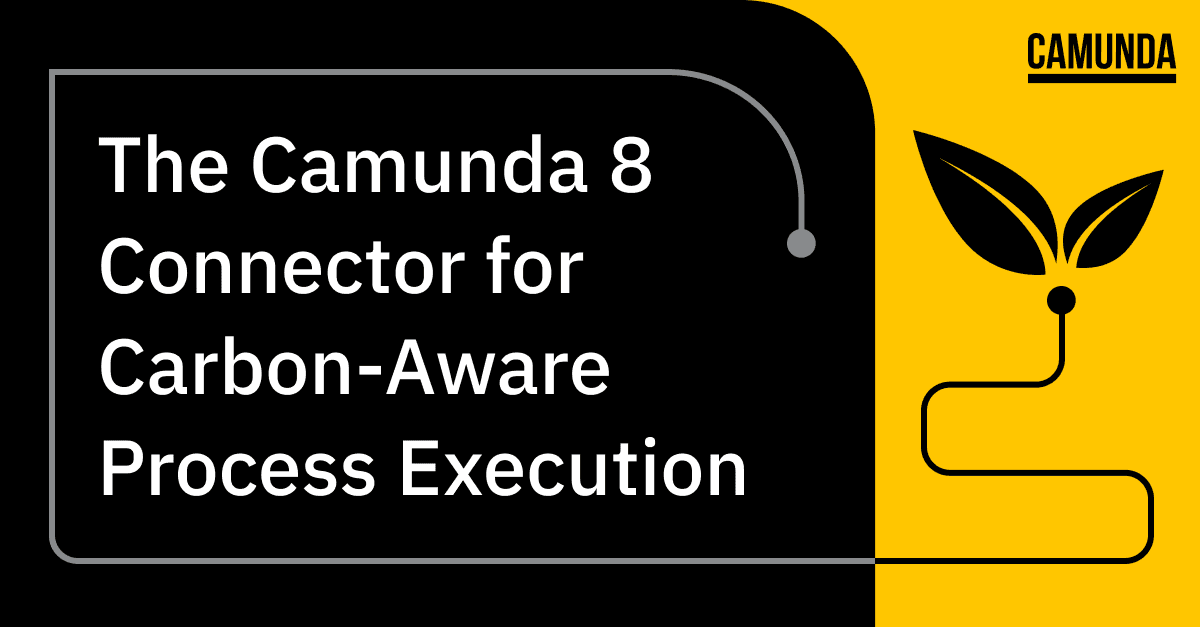 The Camunda 8 Connector for Carbon-Aware Process Execution