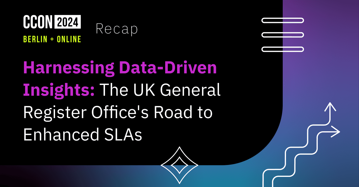 Harnessing Data-Driven Insights: The UK General Register Office’s Road to Enhanced SLAs