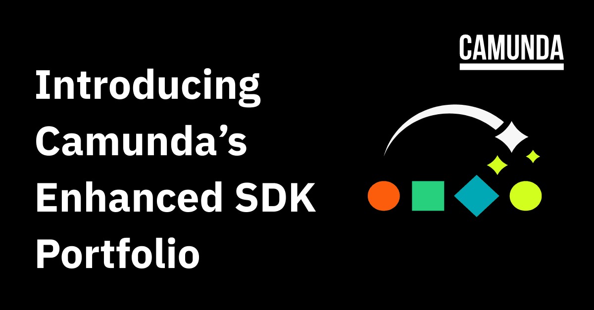 Introducing Camunda’s Enhanced SDK Portfolio