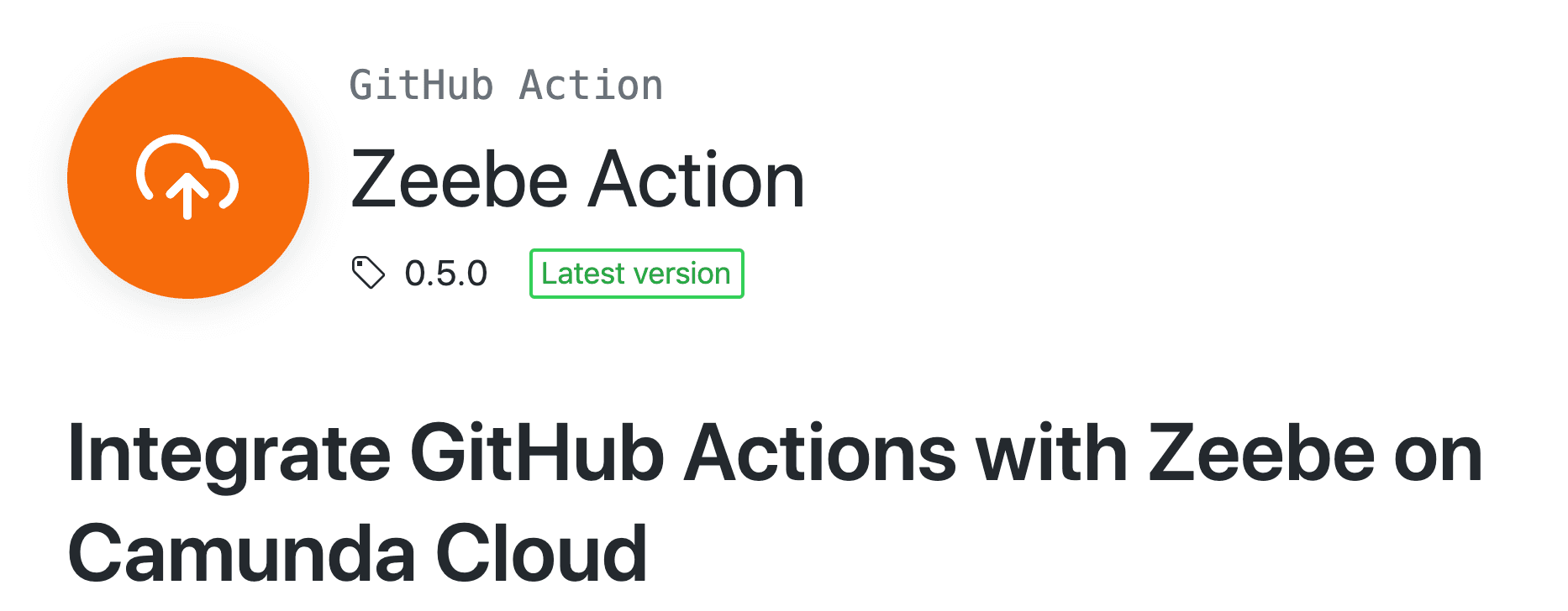 Git push to deploy to Camunda Cloud