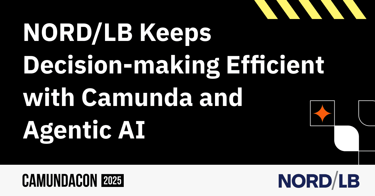 NORD/LB Keeps Decision-making Efficient with Camunda and Agentic AI