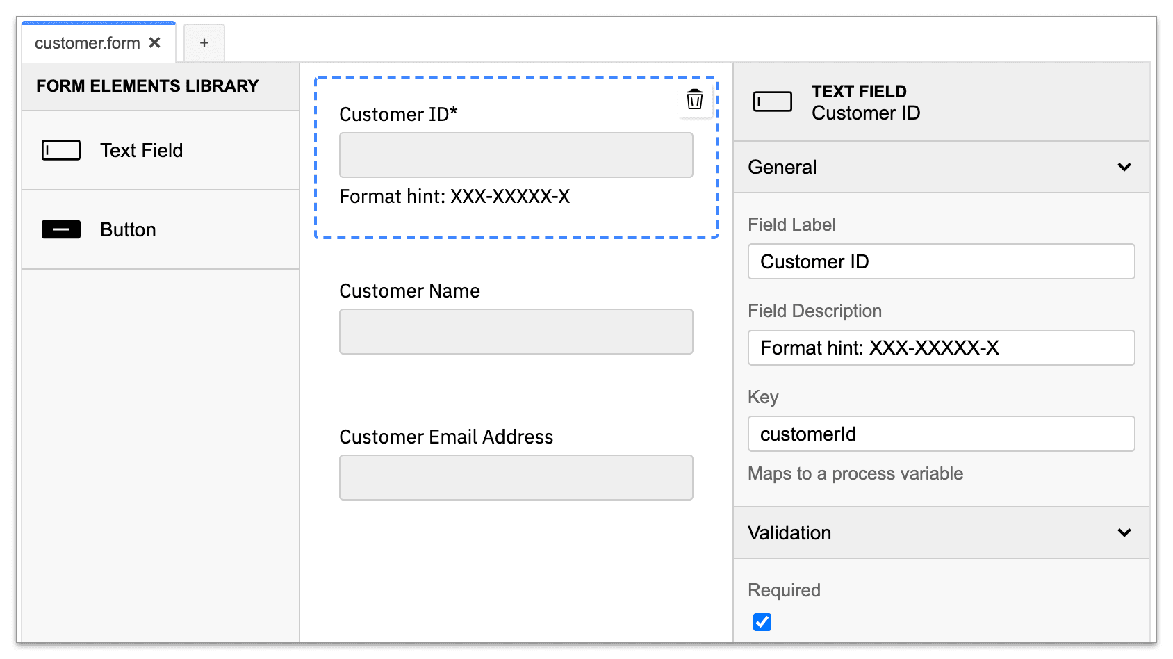 Camunda Forms: Visual Editing of User Task Forms