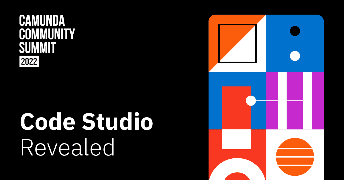 Code Studio: A Hands-on Guided Tour of Camunda Platform 8
