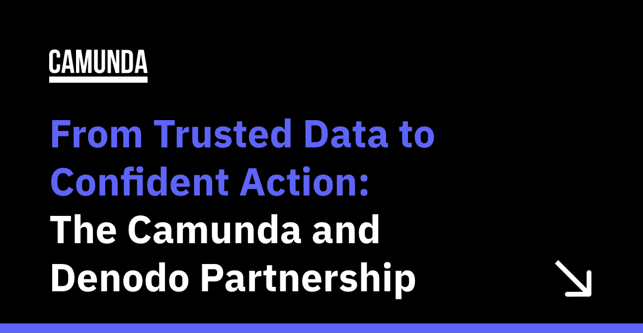 From Trusted Data to Confident Action: The Camunda and Denodo Partnership