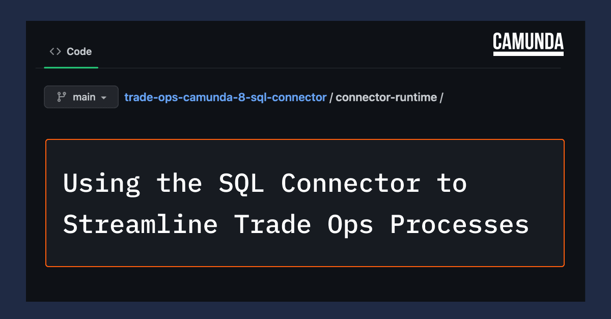 Using the SQL Connector to Streamline Trade Ops Processes