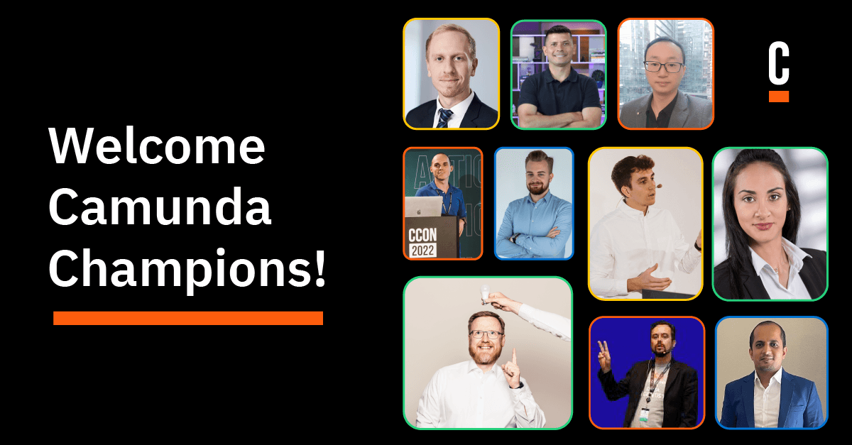 Welcome to our Newest Camunda Champions!
