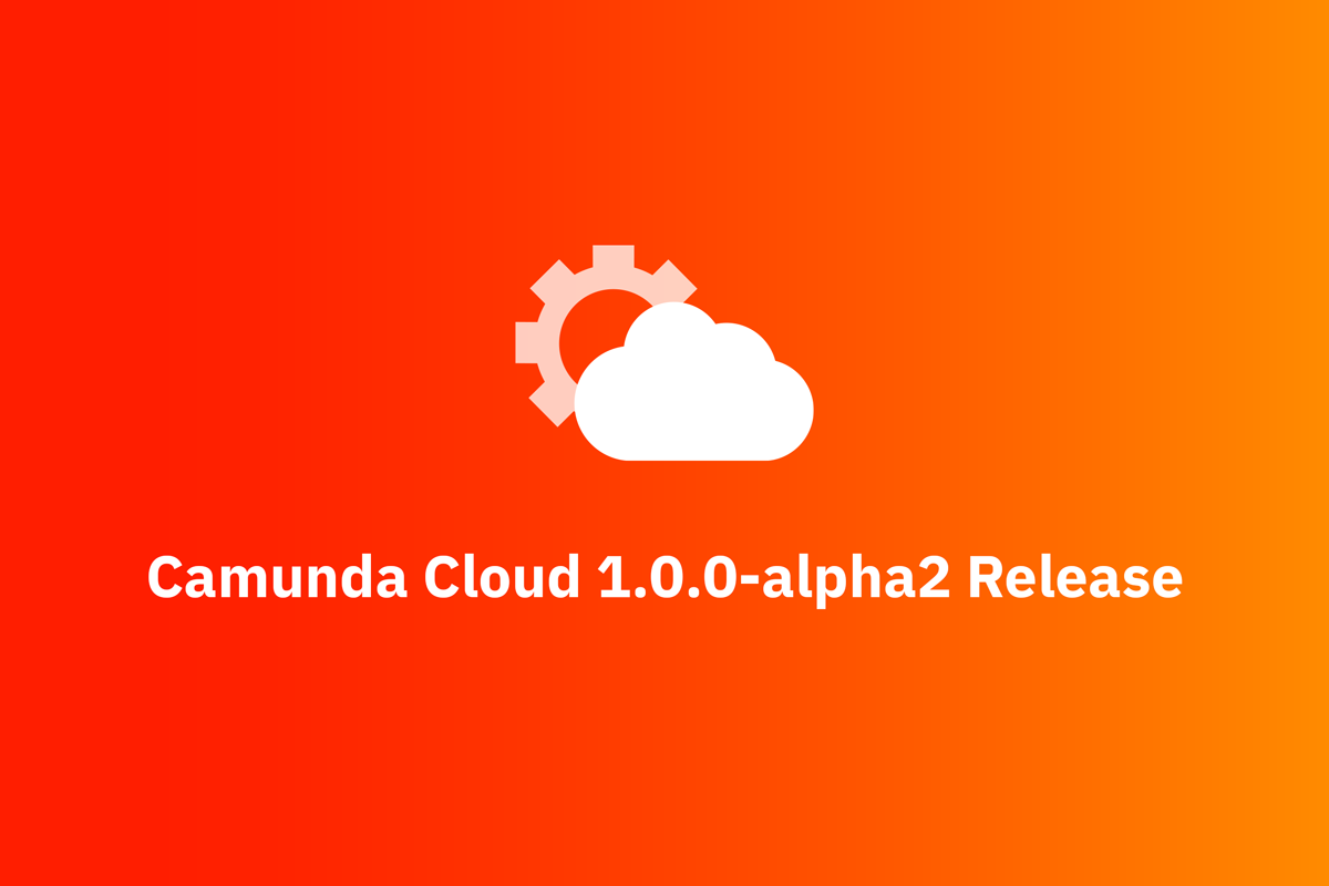 Camunda Cloud 1.0.0-alpha2 Released