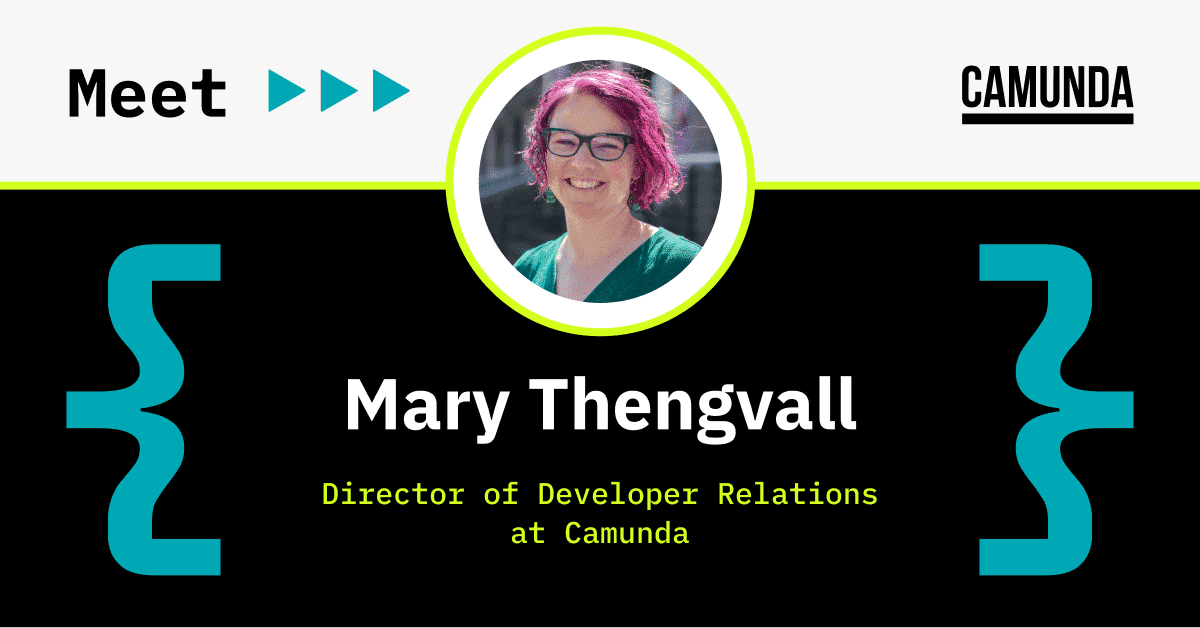 Meet Mary Thengvall, Director of Developer Relations at Camunda