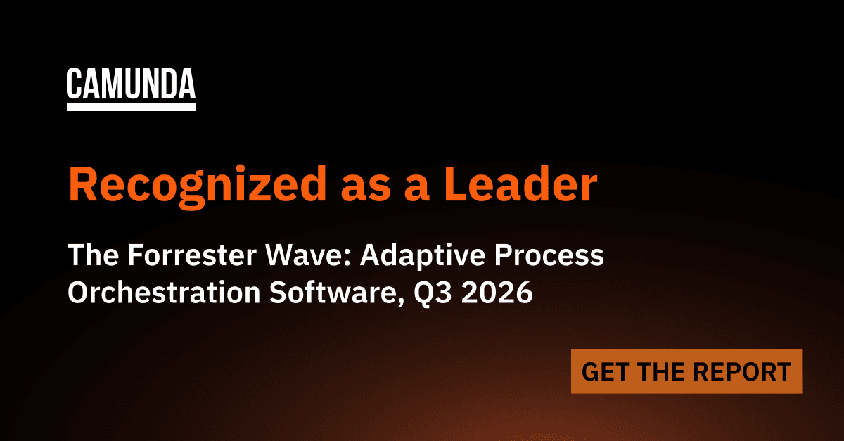 Recognized as a Leader: The Forrester Wave: Adaptive Process Orchestration Software, Q3 2026