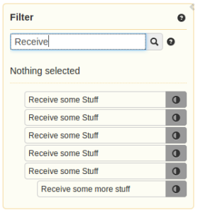 Filter / Search the Activity Instance Tree