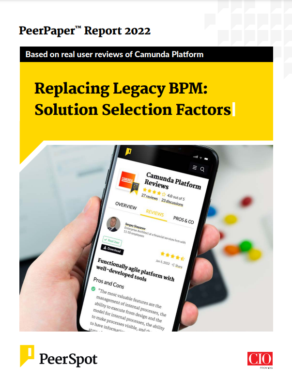 Replacing Legacy BPM: Solution Selection Factors