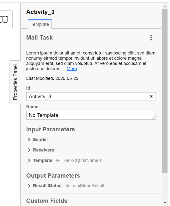 mail task screenshot