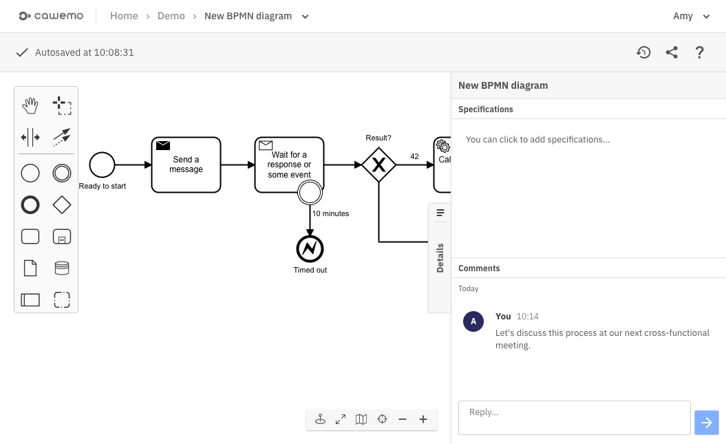 Cawemo Build BPMN Models In Free Tool Camunda