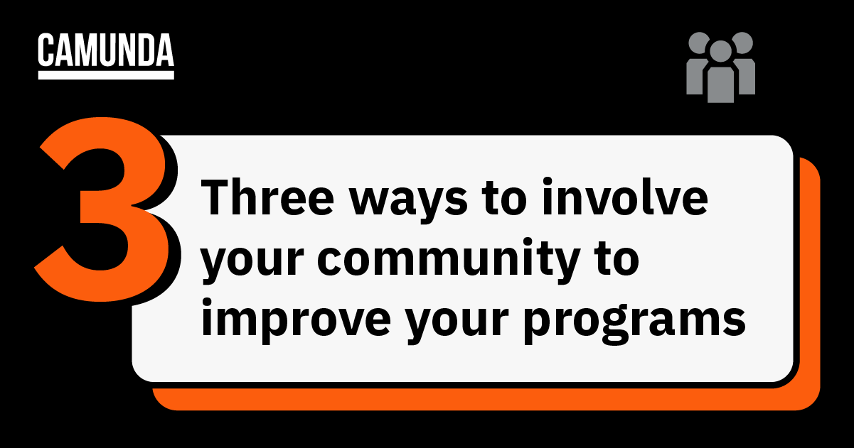 3 ways to involve your community to improve your programs