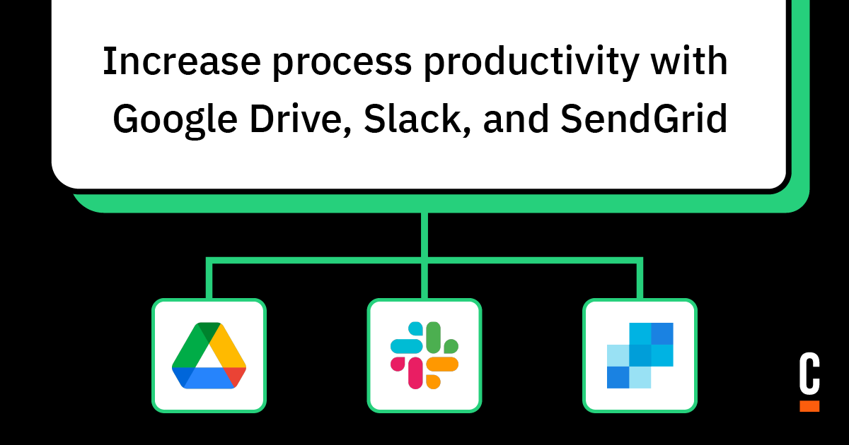 Increase process productivity with Google Drive, Slack, and SendGrid