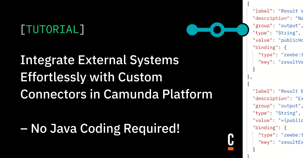Integrate External Systems Effortlessly with Custom Connectors in Camunda Platform – No Java Coding Required!