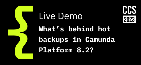 What’s behind hot backups in Camunda Platform 8.2?