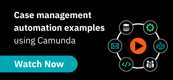 Case management automation examples using Camunda