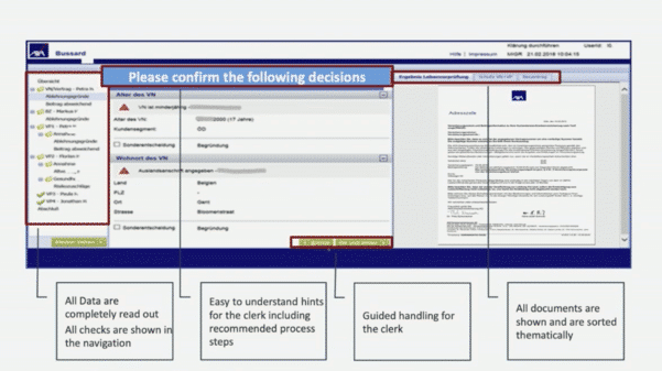 AXA UI with Camunda