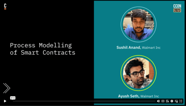 Screenshot for Process Modeling of Smart Contracts presentation