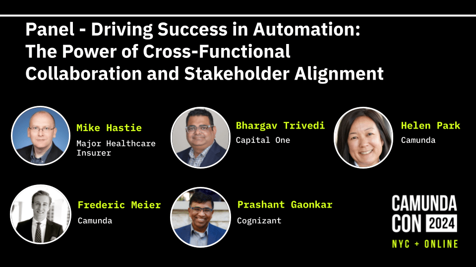 Panel – Driving Success in Automation: The Power of Cross-Functional Collaboration and Stakeholder Alignment