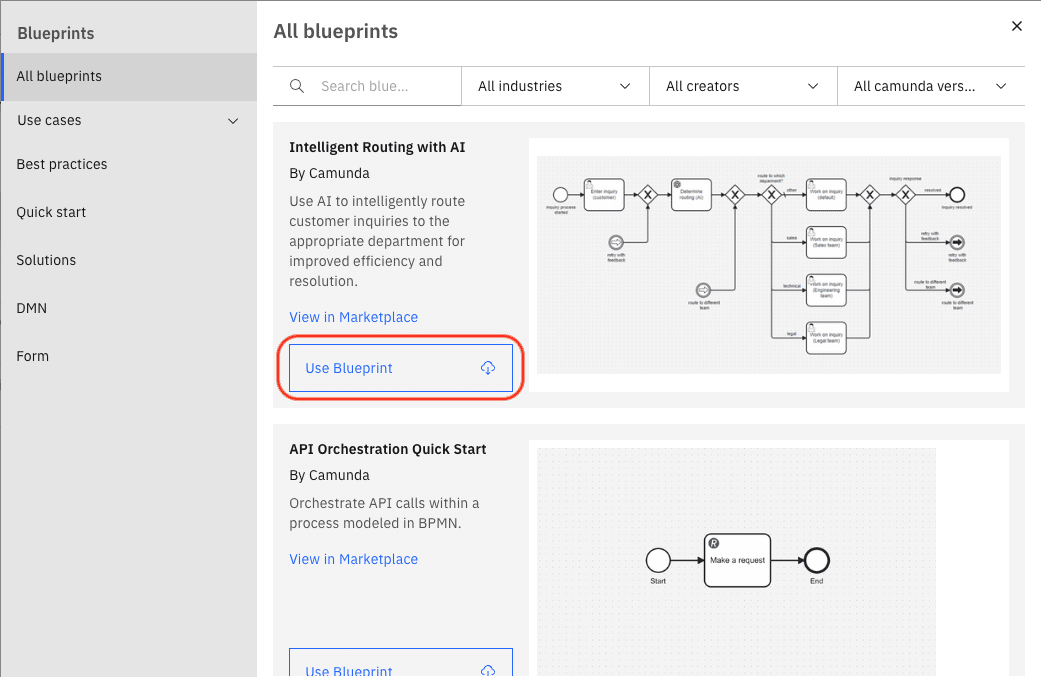 Use-camunda-blueprint