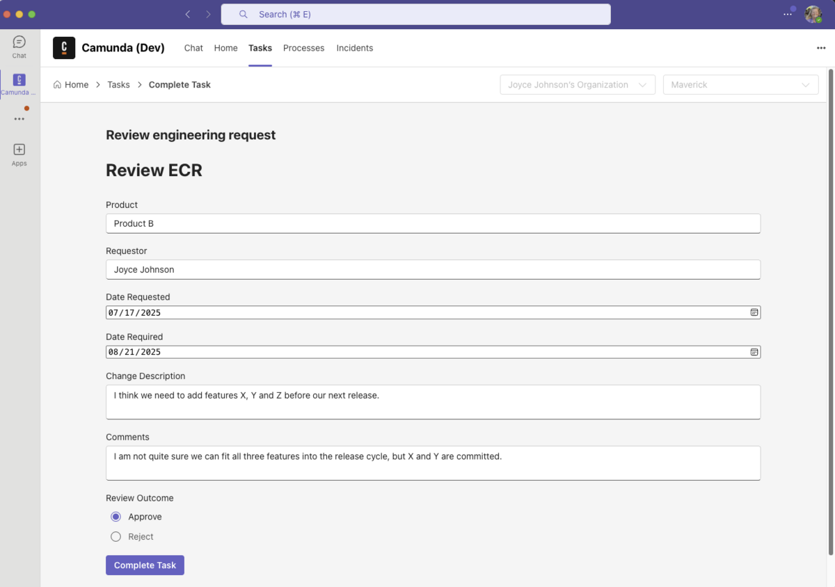 Camunda-teams-integration-complete-task