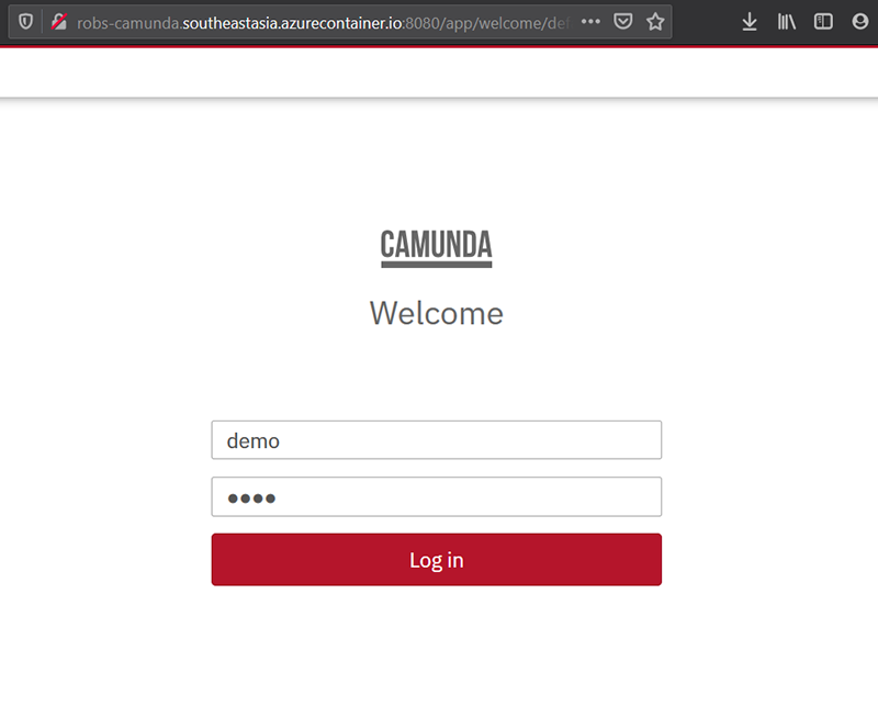 Camunda Web Portal