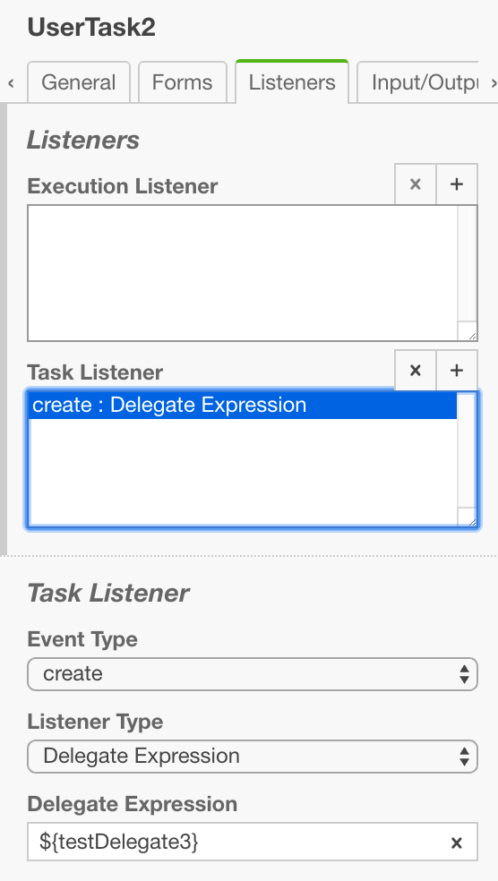 Delegate Expression for UserTask