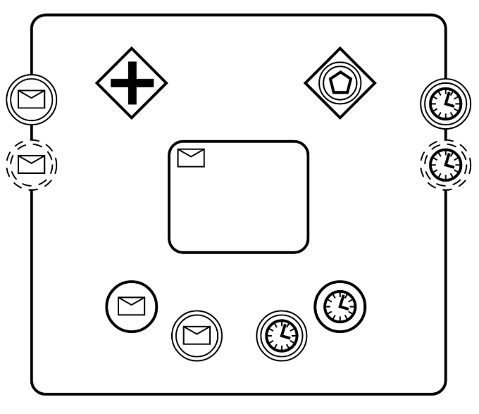 Zeebe's supported BPMN symbols as a robot.